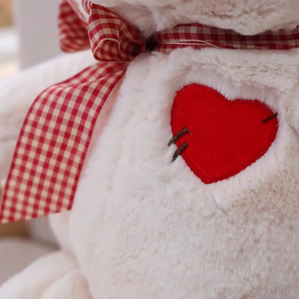 1pc 35/50cm Lovely Teddy Bear Plush Toys Stuffed Cute Bear with Heart Doll Girls Valentine's Gift Kids Baby Christmas Brinquedos