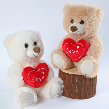 Cute Colorful Bow Tie Bear Doll Plush Toy Hug Bear Doll Children Birthday Gift Pillow Teddy Bear Home Living Room Bedroom