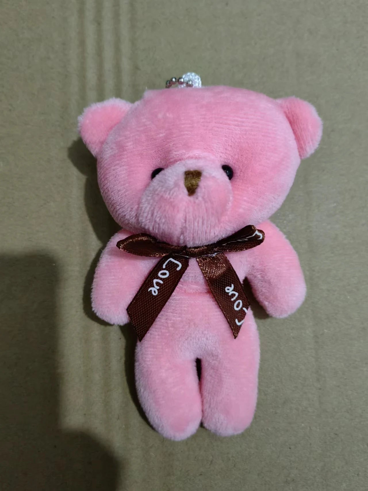 10Pcs/Lot Cute Mini teddy bear Plush toy doll pendant Soft Stuffed teddy Bear Keychain Birthday Xmas gifts Wedding decorations