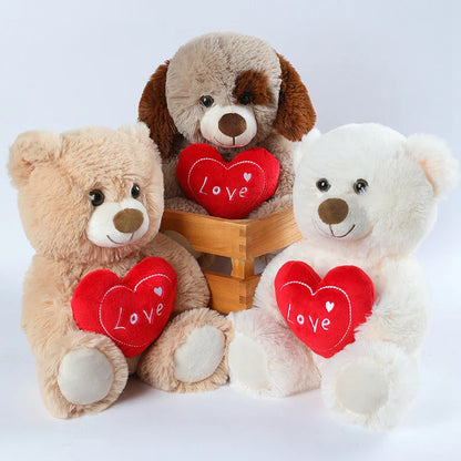 Cute Colorful Bow Tie Bear Doll Plush Toy Hug Bear Doll Children Birthday Gift Pillow Teddy Bear Home Living Room Bedroom