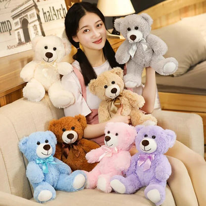 New Hot Christmas Bear Lovely Teddy Bear Plush Toys Stuffed Cute Bear Doll Boys&Girls Valentine's Gift Kids Baby Christmas Gift