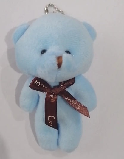 10Pcs/Lot Cute Mini teddy bear Plush toy doll pendant Soft Stuffed teddy Bear Keychain Birthday Xmas gifts Wedding decorations